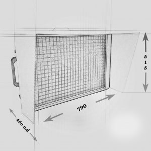 BV200S - A2 Recirculatory Glue Booth Sketch
