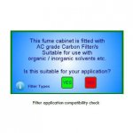 Filter application compatibility check