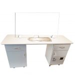 nail desk with screen