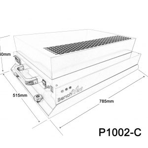 P1002-C - Dual Speed Primary A2 Recirculating Air Carbon Filtration Unit sketch