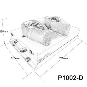 P1002-D - A2 Ducted Air Filtration Unit Sketch