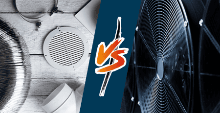ducted vs recirculating extraction units