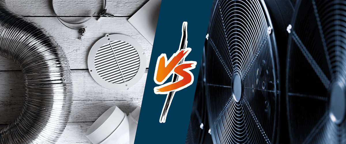 ducted vs recirculating extraction units